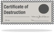 Certificate of Destruction